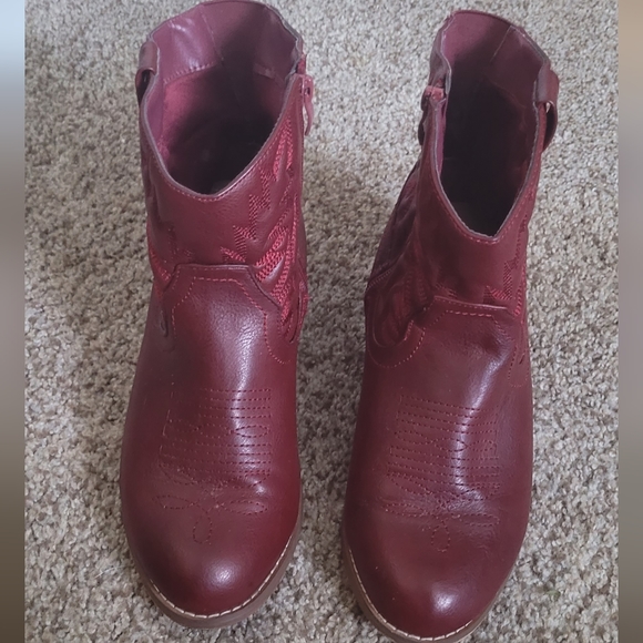 Torrid Oxblood cowboy booties - Picture 2 of 4